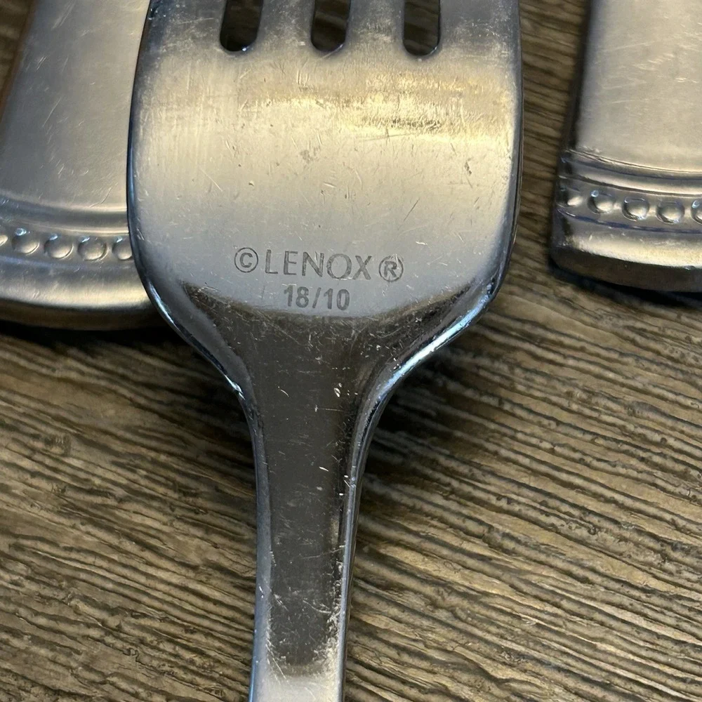 Lenox Portola 18/10 Stainless Steel Dinner Forks 8.25